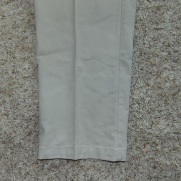 Mens Dress Pants 48x34 Croft & Barrow Khaki Classic Easy Care Stretch Flat Front - Picture 4 of 6